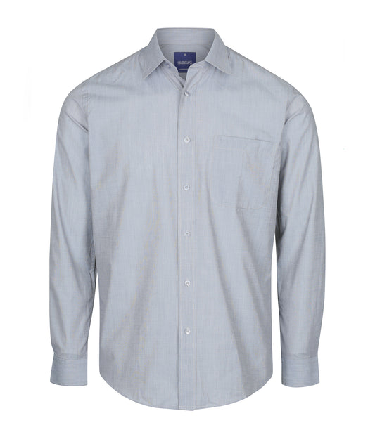 Mens Smith End On End Long Sleeve Shirt