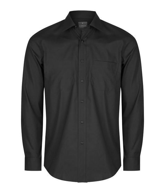 Mens Premium Poplin Short Sleeve Shirt - Contemporary Fit