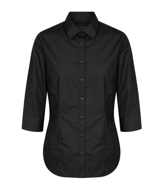 Womens Nicholson Premium Poplin 3/4 Sleeve Shirt