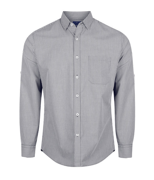 Mens Westgarth Gingham Long Sleeve Casual Slim Fit Shirt
