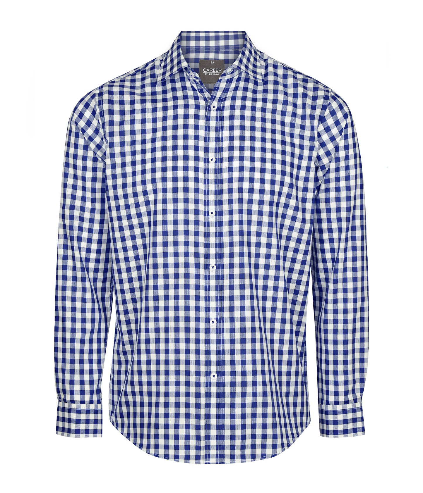 Mens Degraves Royal Oxford Long Sleeve Shirt