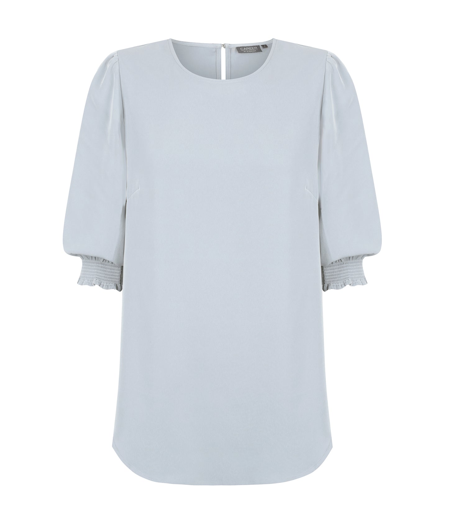 Womens Lola 3/4 Sleeve Shirred Cuff Top