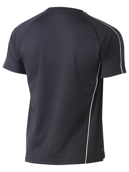 Cool Mesh Tee with Reflective Piping