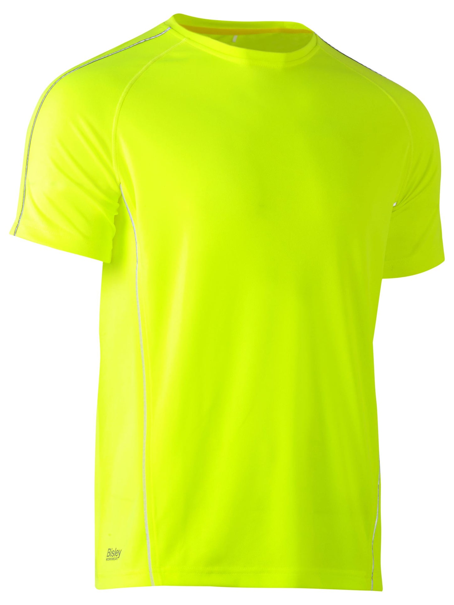 Cool Mesh Tee with Reflective Piping - 9 - T-Shirt