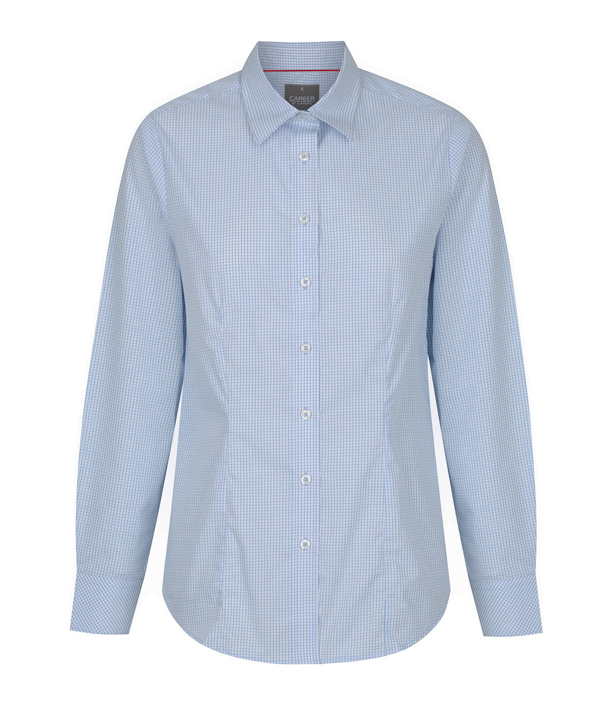 Womens Fawkner Micro Check Long Sleeve Shirt