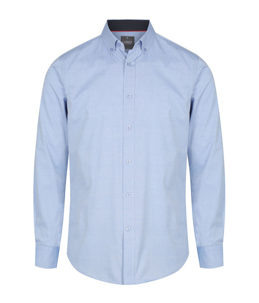 Mens Bradford Fine Oxford Long Sleeve Slim Fit Shirt
