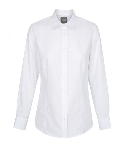 Womens Ultimate White Long Sleeve Shirt
