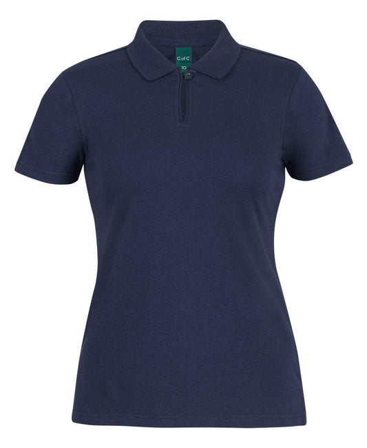 C of C LADIES COTTON S/S STRETCH POLO