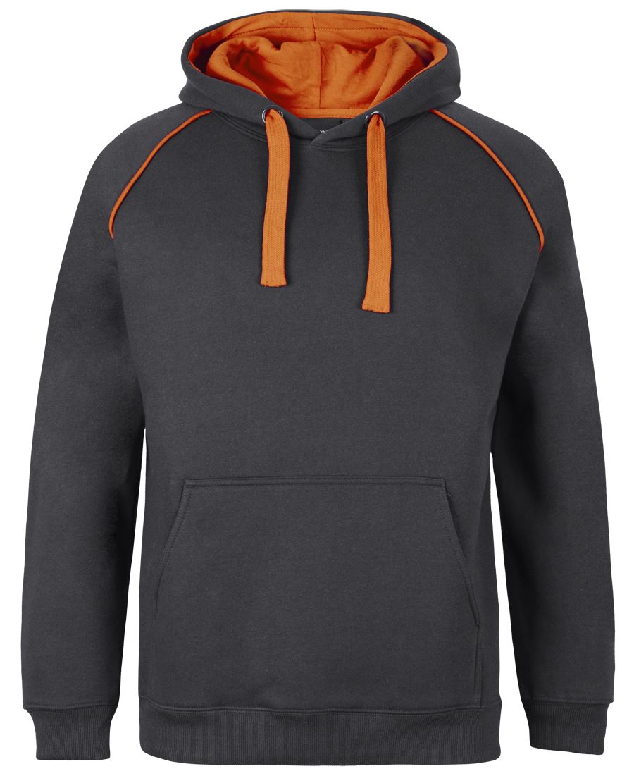 JB's CONTRAST FLEECY HOODIE