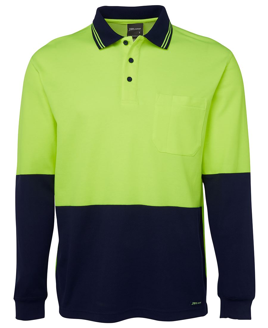 JB's HV L/S COTTON BACK POLO - 1 - Polo