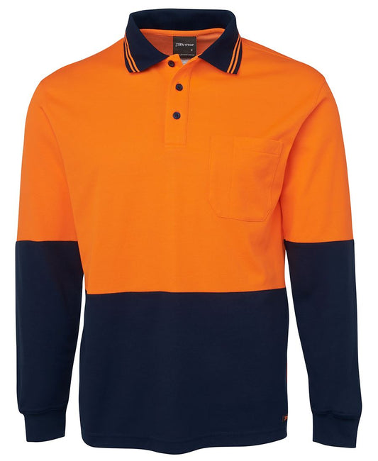 JB's HV L/S COTTON BACK POLO