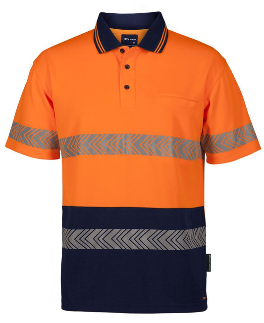JB's HV S/S SEGMENTED TAPE POLO