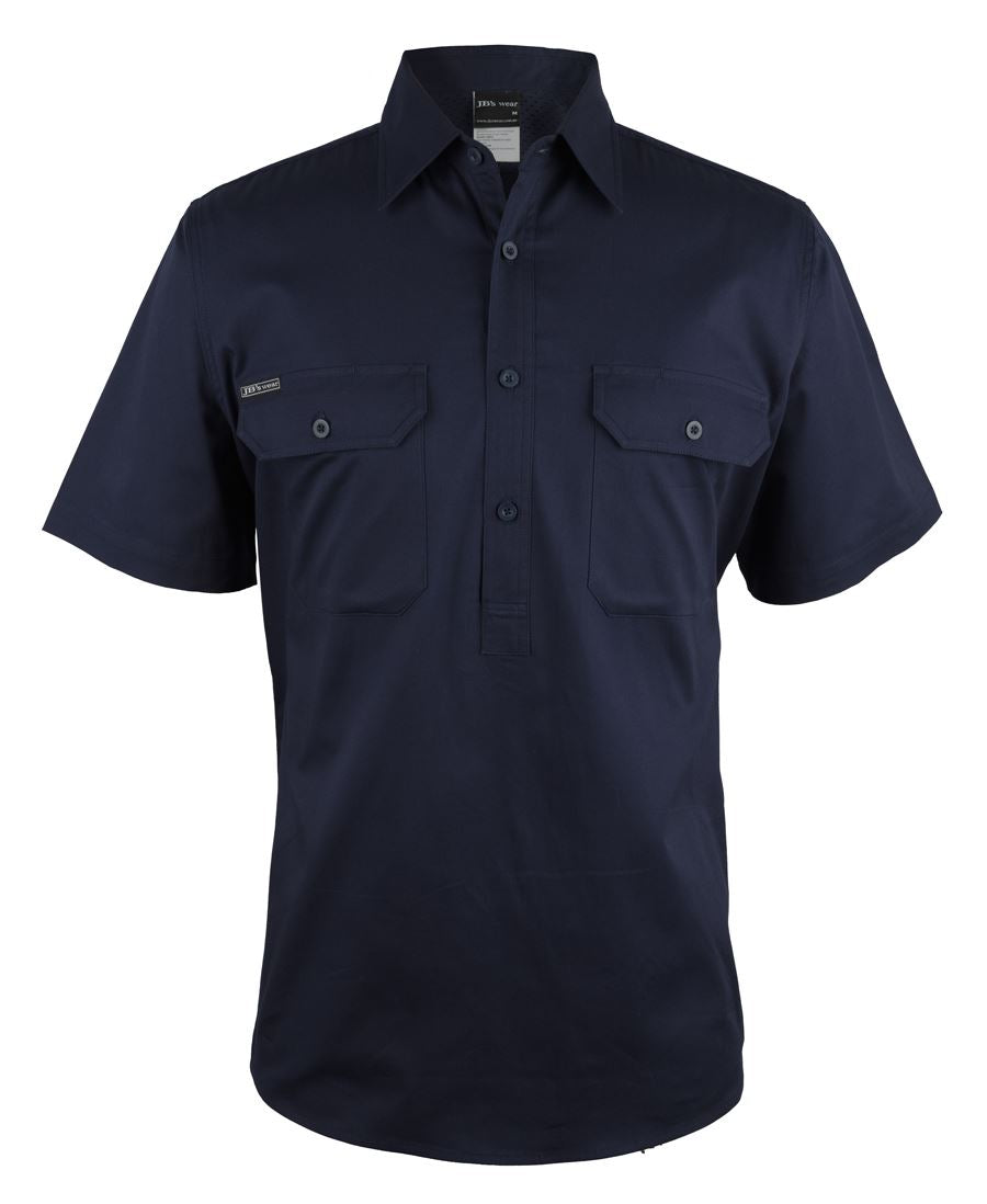 JB's CLOSE FRONT S/S 150G WORK SHIRT