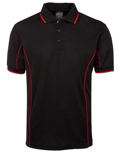 PODIUM S/S PIPING POLO