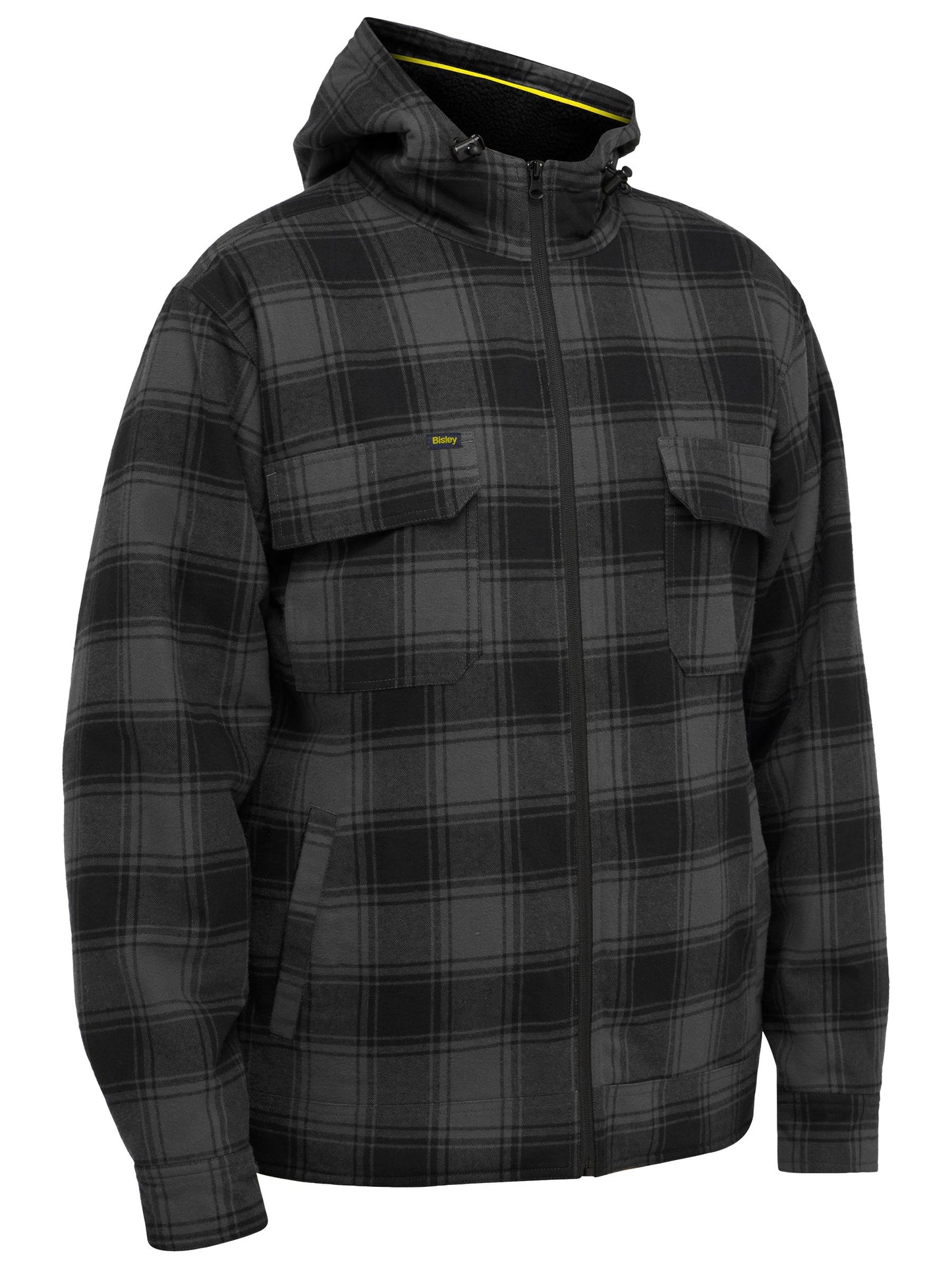 Zip Hoodie with Sherpa Lining - 2 - Hoodie