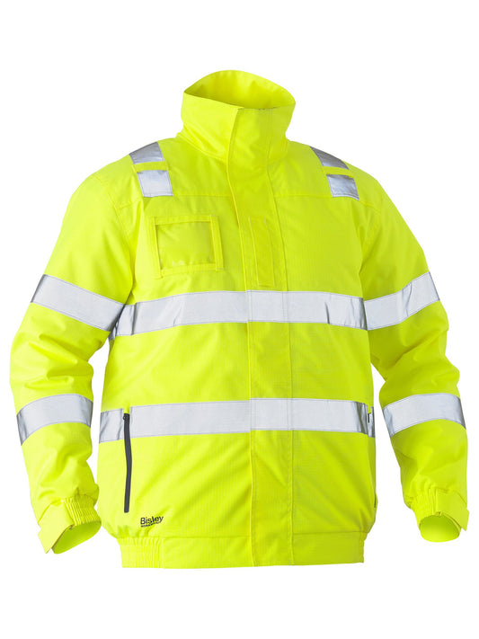 Taped Hi Vis Wet Weather Bomber Jacket