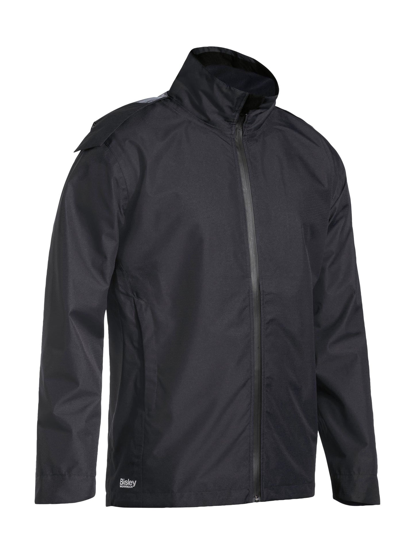 Lightweight Ripstop Rain Jacket with Concealed Hood - 1 - Jacket