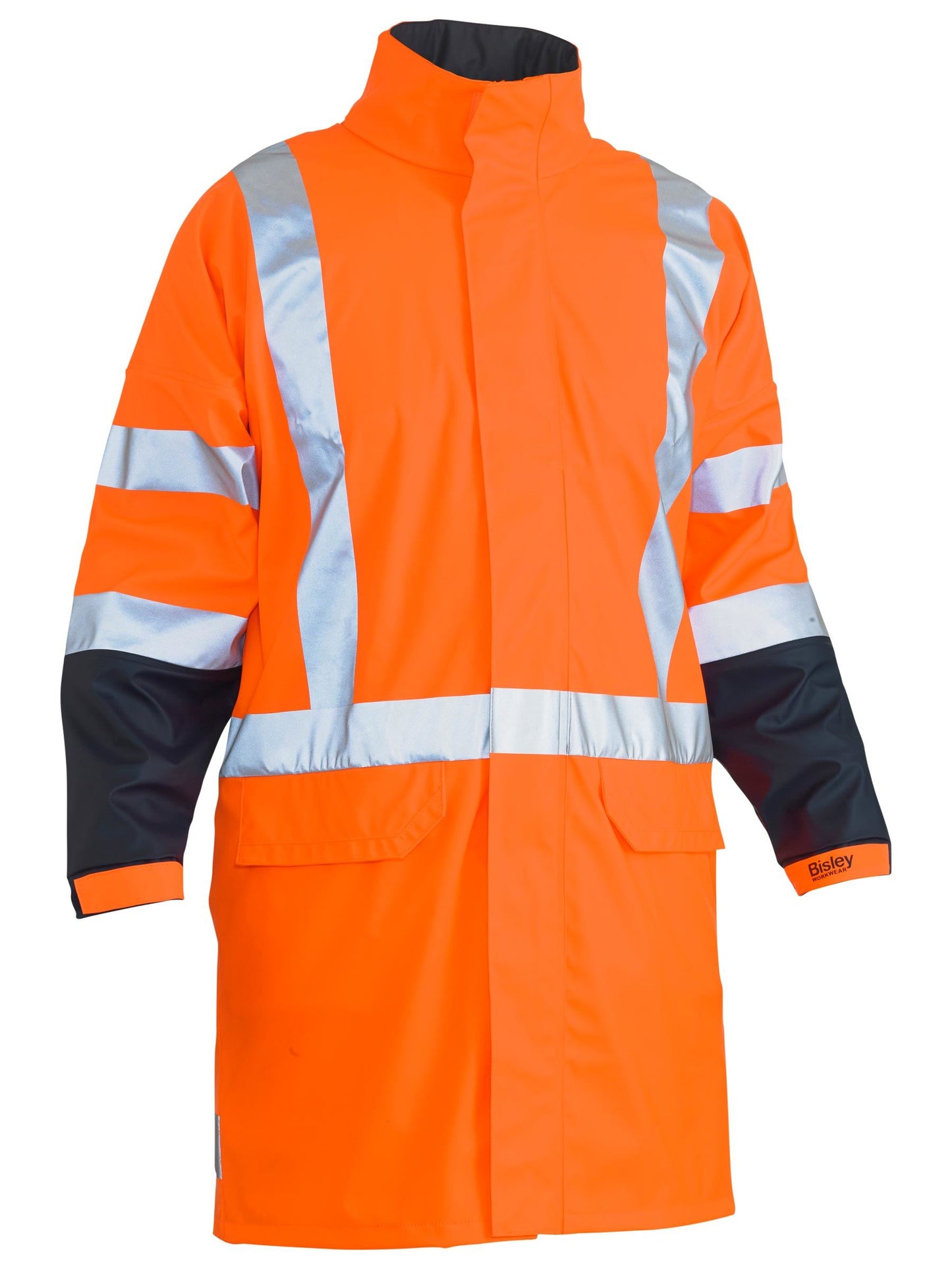 X Taped Hi Vis TTMC Stretch PU Rain Coat - 1 - Rain Coat