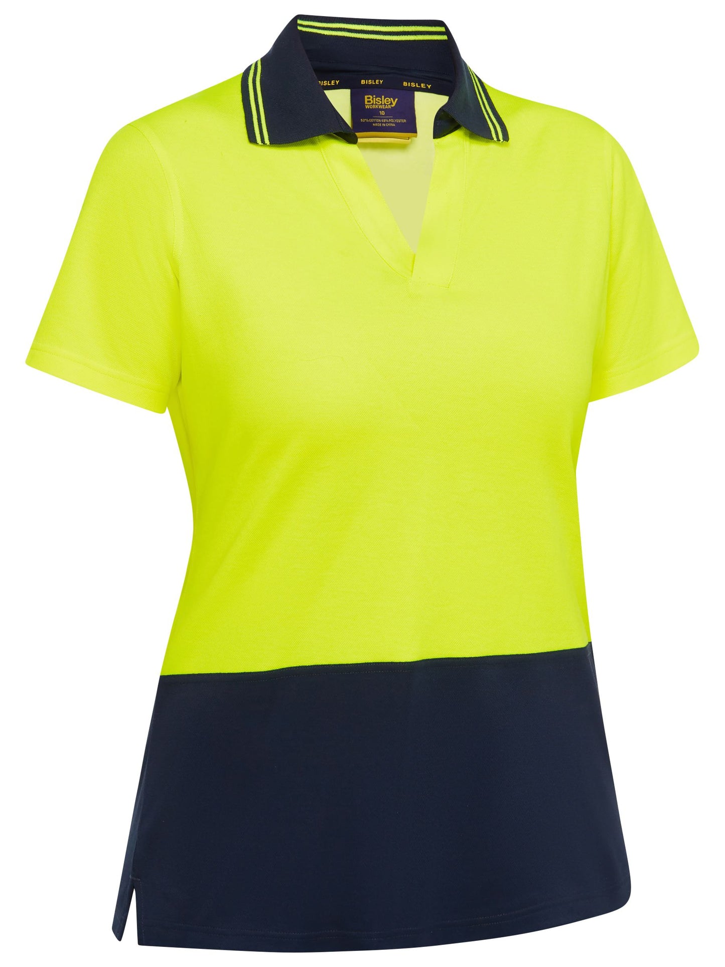 Women's Hi Vis V-Neck Polo - 3 - Polo