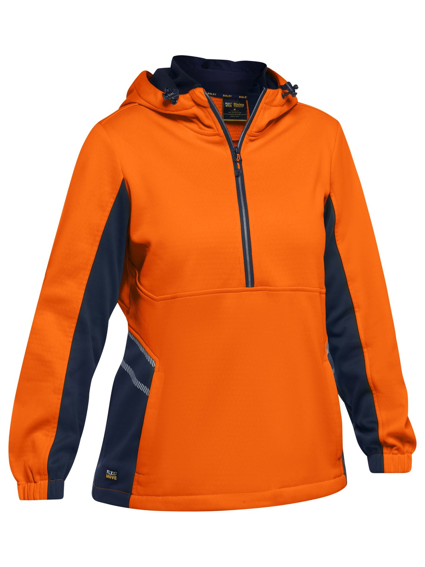 Women's Hi Vis Liquid Repellent Fleece Hoodie - 1 - Hoodie