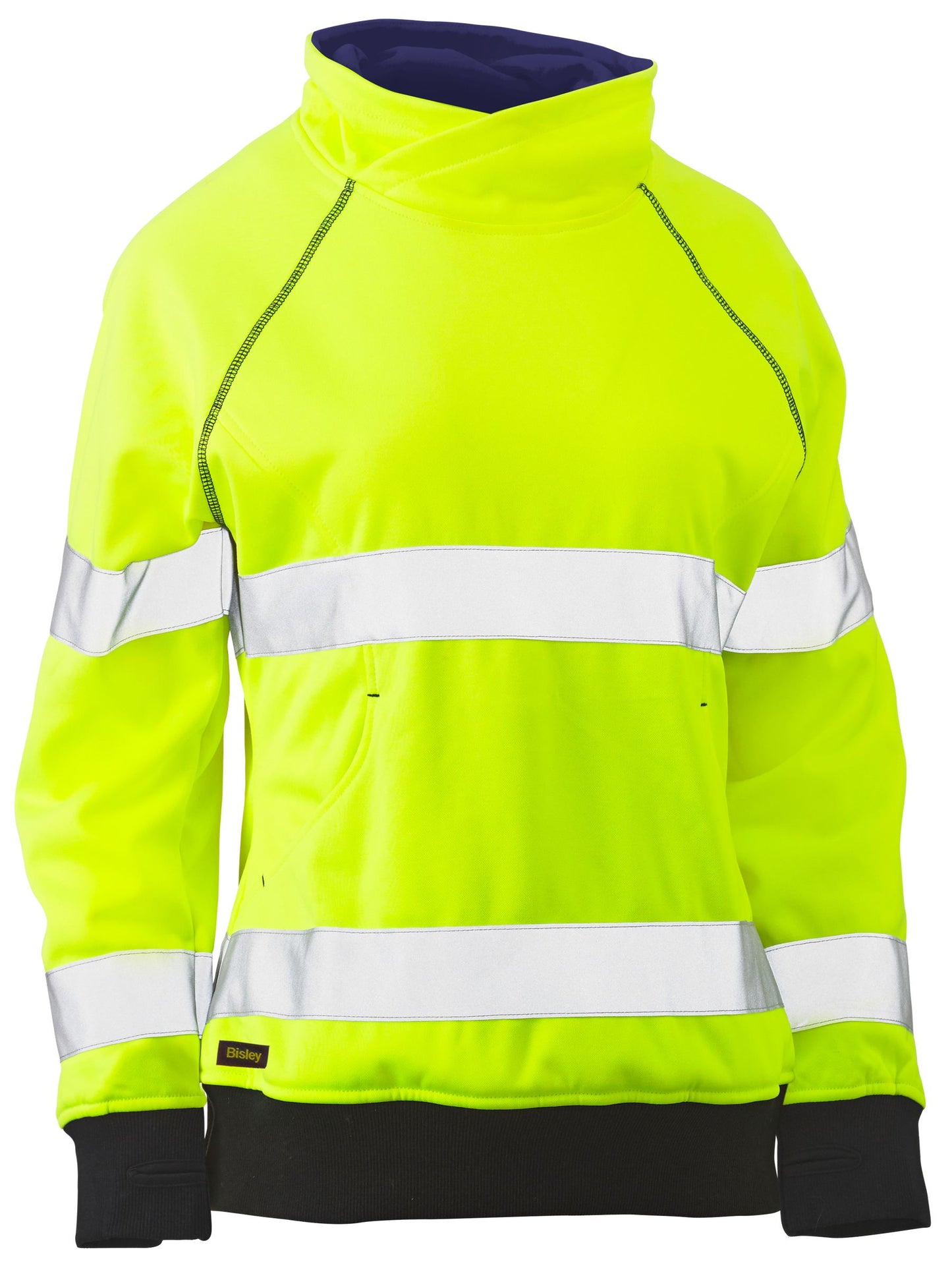 Women's Taped Hi Vis Fleece Jumper - 2 - Jumper