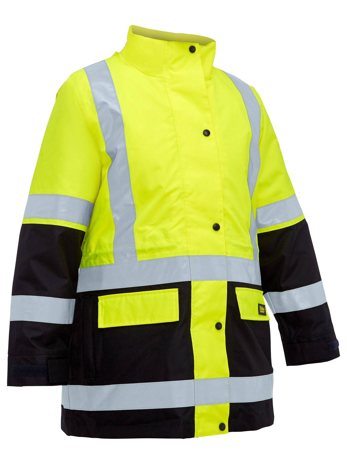 Women's Taped Hi Vis 5 in 1 Rain Jacket - 3 - Jacket