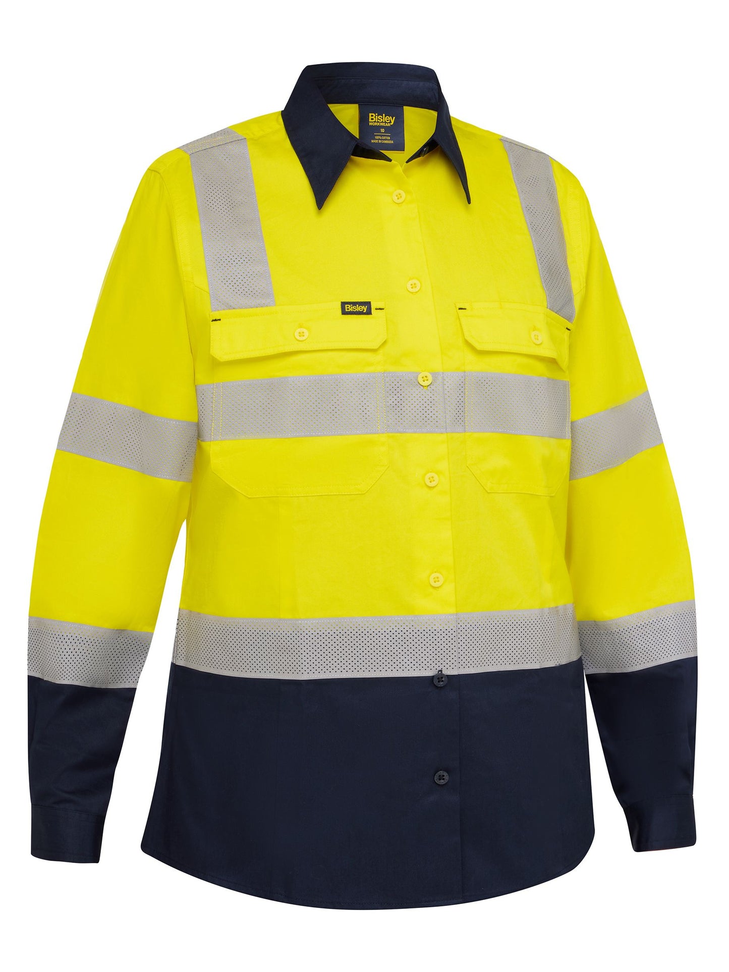 Women's Taped Biomotion Hi Vis Cool Lightweight Vented Shirt - 2 - Shirt