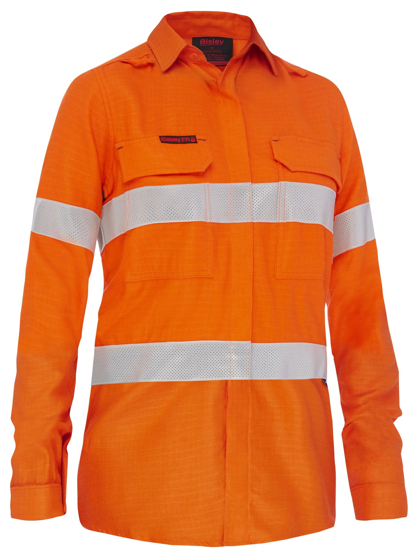 Apex 185 Women's Taped Hi Vis Ripstop FR Vented Shirt - 1 - Shirt