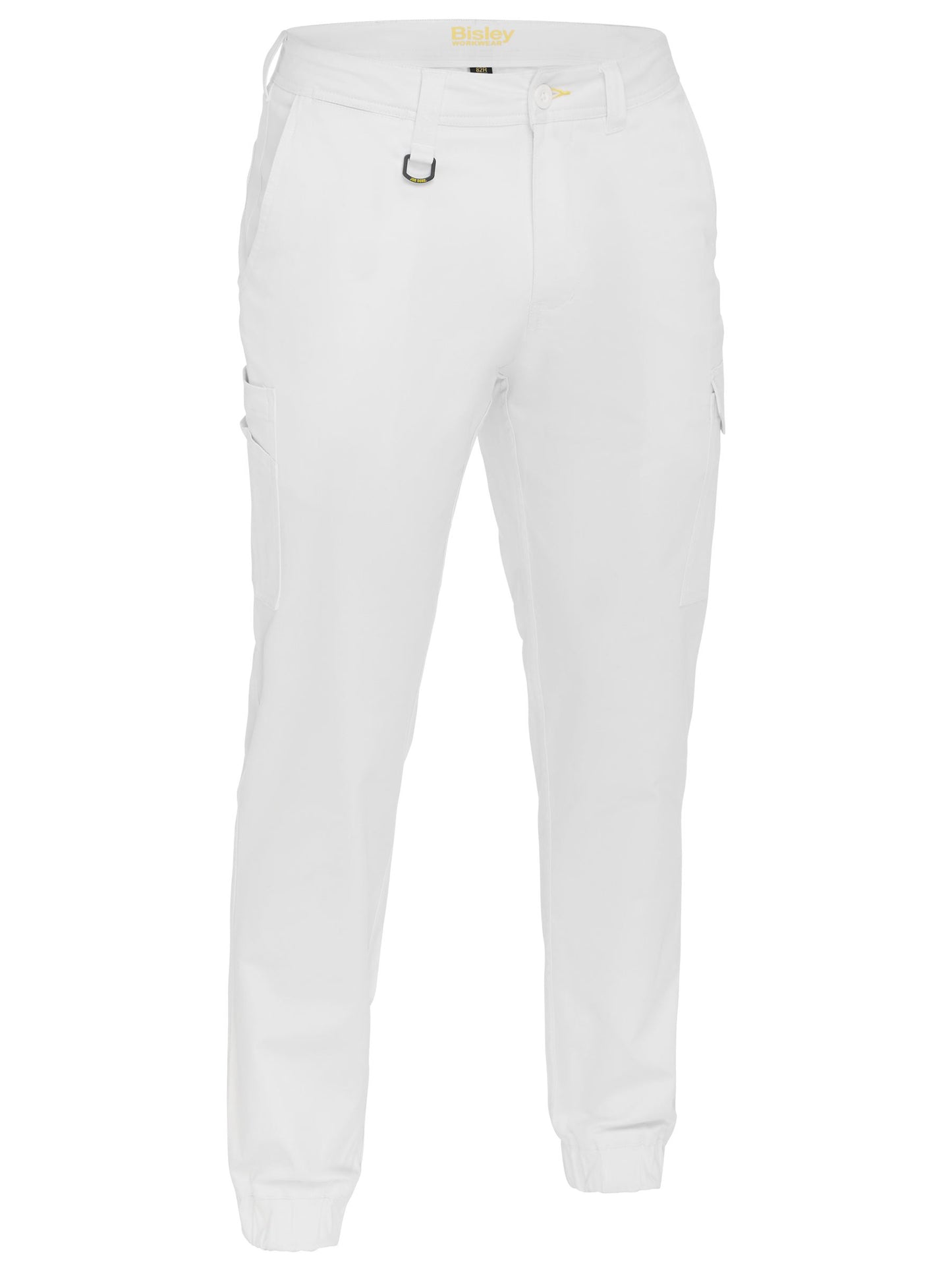 Stretch Cotton Drill Cargo Cuffed Pants - 5 - Pants