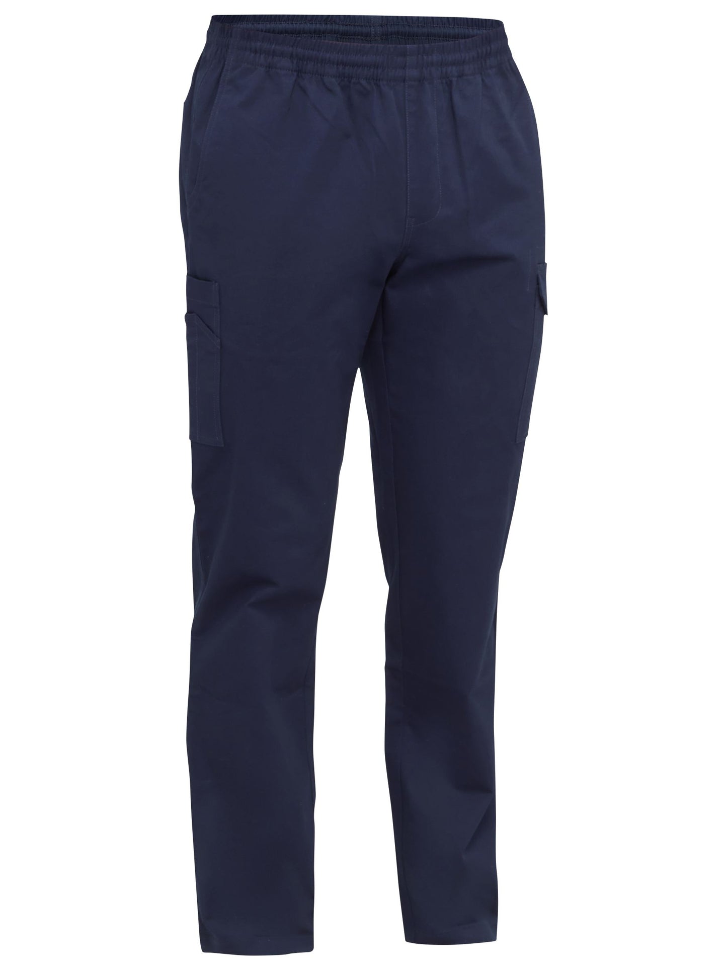 Stretch Cotton Drill Elastic Waist Cargo Work Pant - 3 - Pants