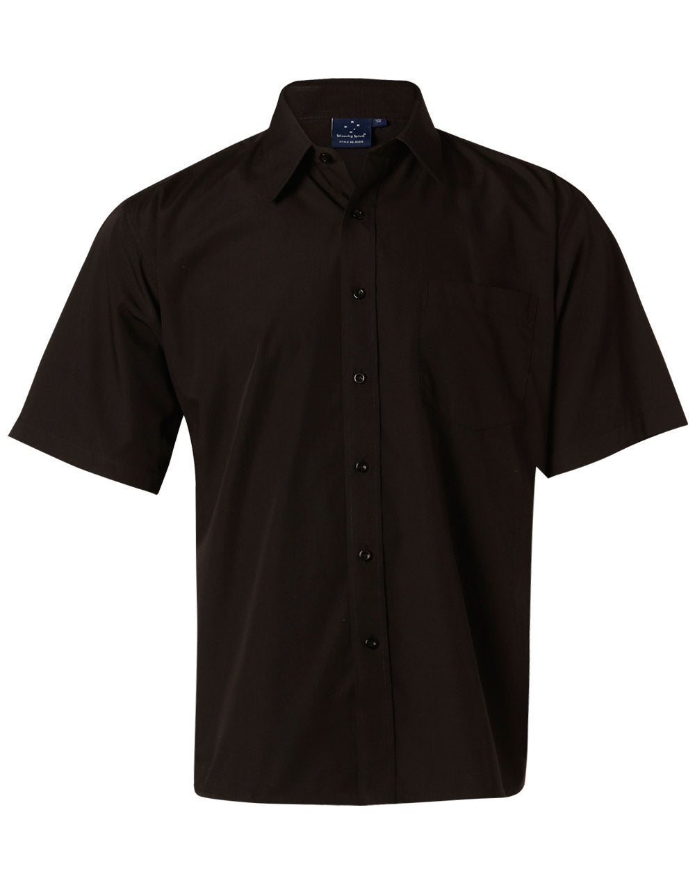 Man's poplin shirt,short sleeve - 1 - Shirt