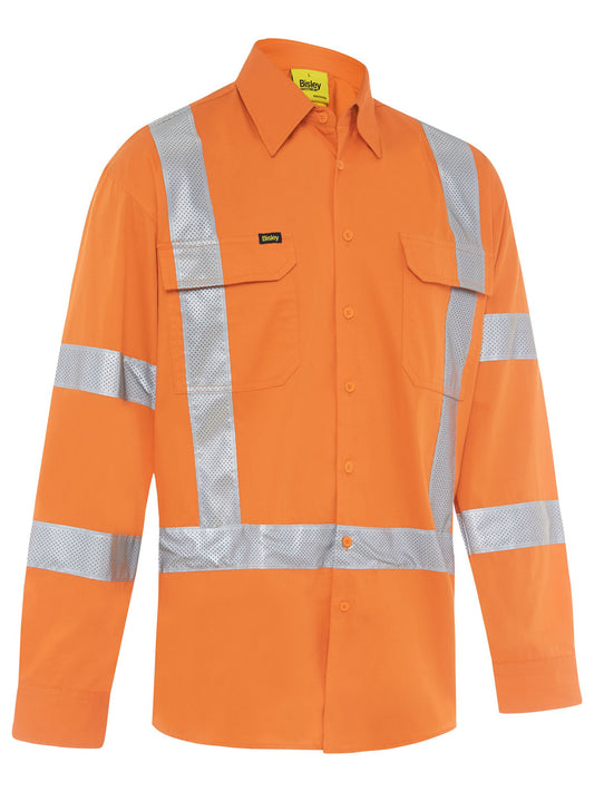 X Taped Biomotion Hi Vis Cool Lightweight Drill Shirt