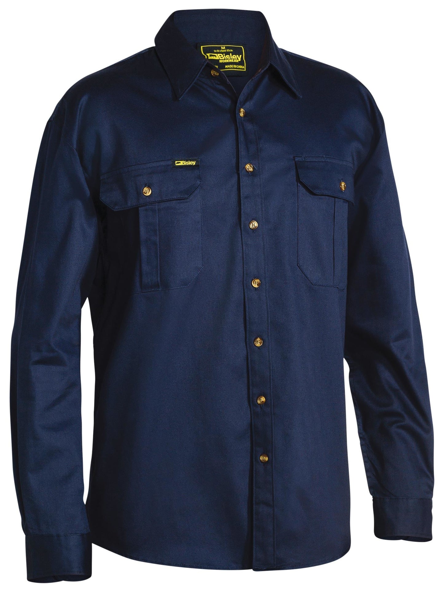 Original Cotton Drill Shirt - Long Sleeve - 4 - Shirt