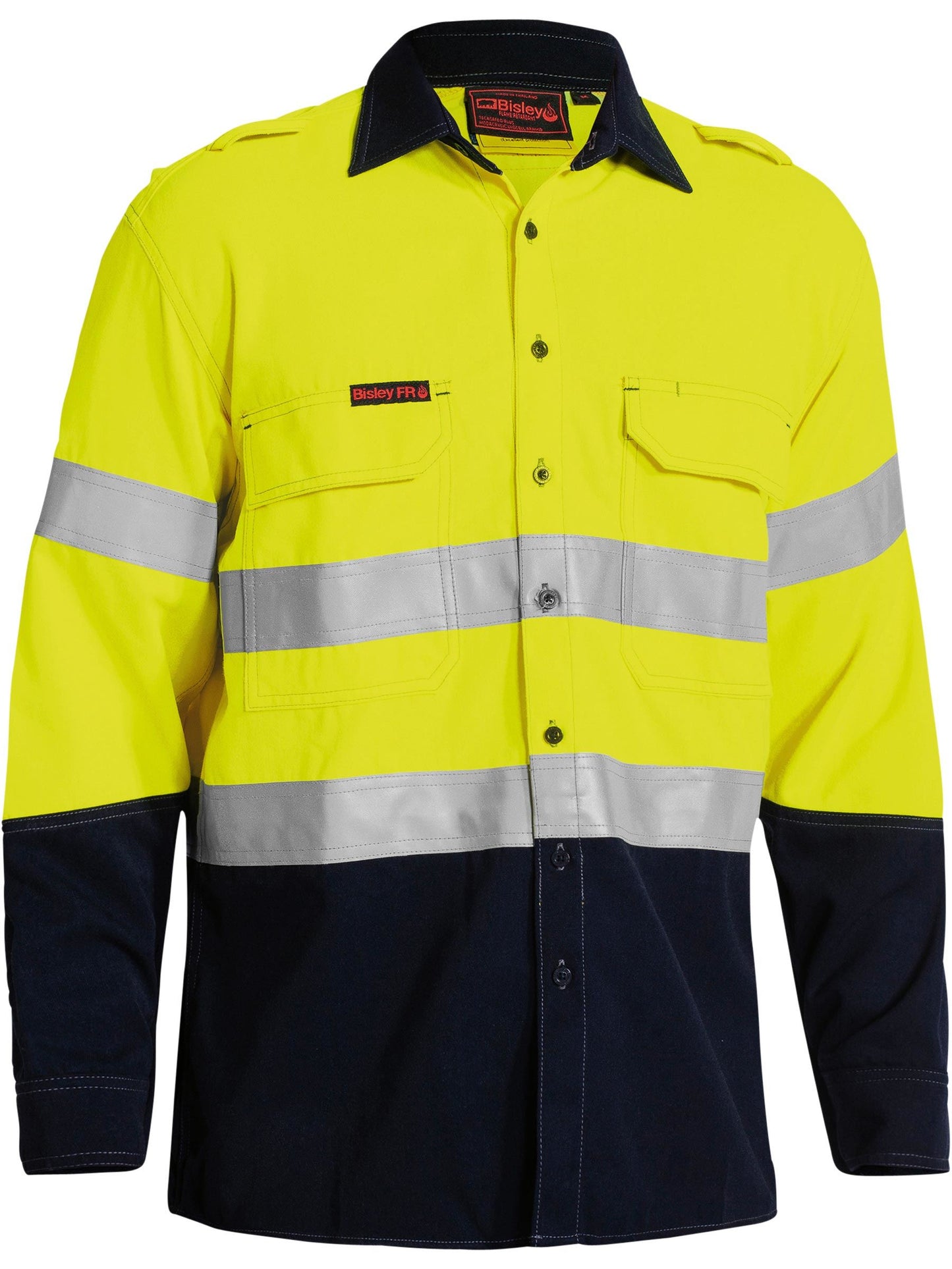 TenCate Tecasafe® Plus 700 Taped Hi Vis FR Vented Shirt - 3 - Shirt