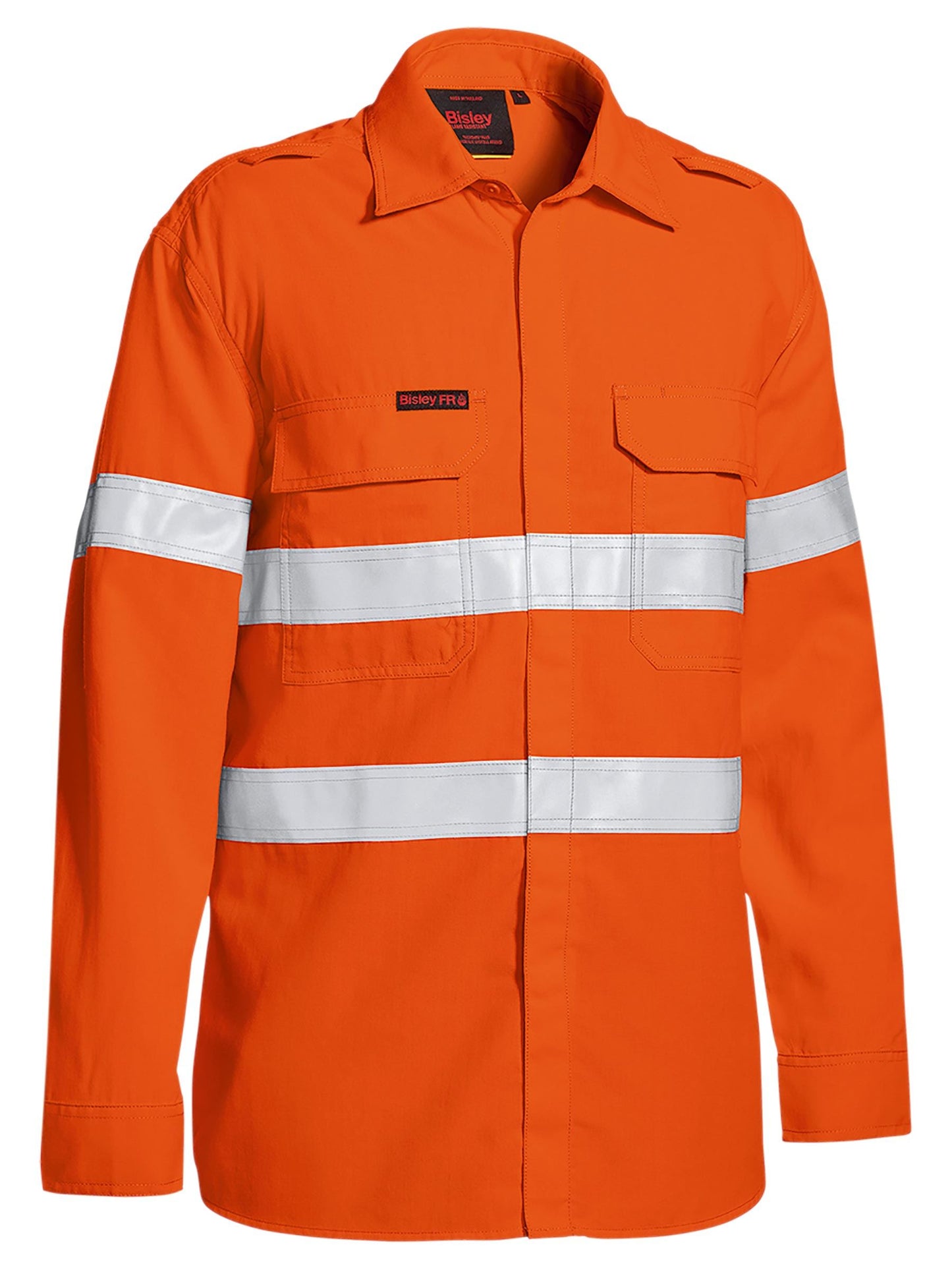 TenCate Tecasafe® Plus 480 Taped Hi Vis Lightweight FR Vented Shirt - 1 - Shirt