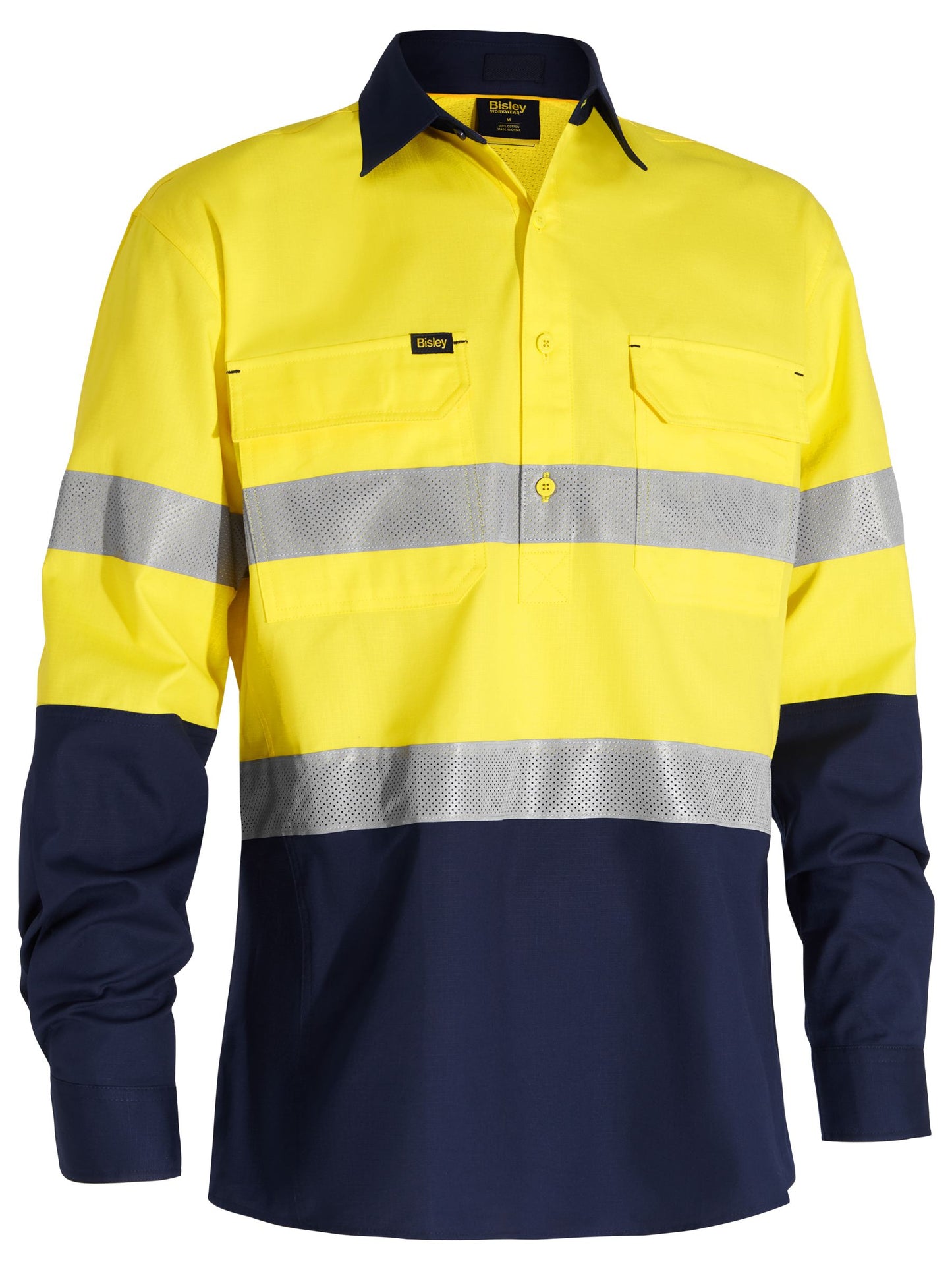 X Airflow™ Closed Front Taped Hi Vis Ripstop Shirt - 2 - Shirt