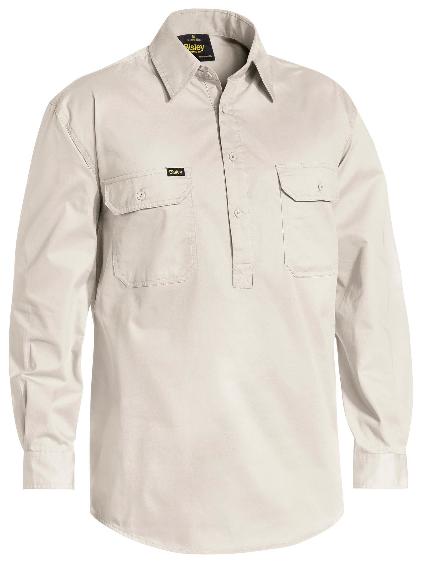 Closed Front Cool Lightweight Drill Shirt - 4 - Shirt