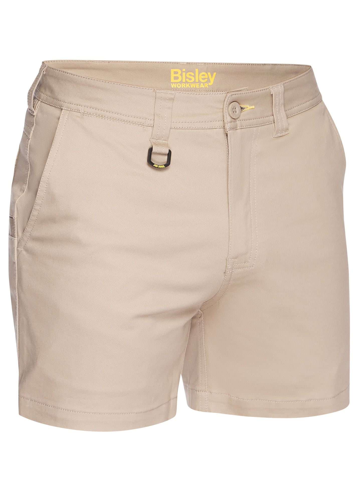 Stretch Cotton Drill Short Short - 4 - Shorts