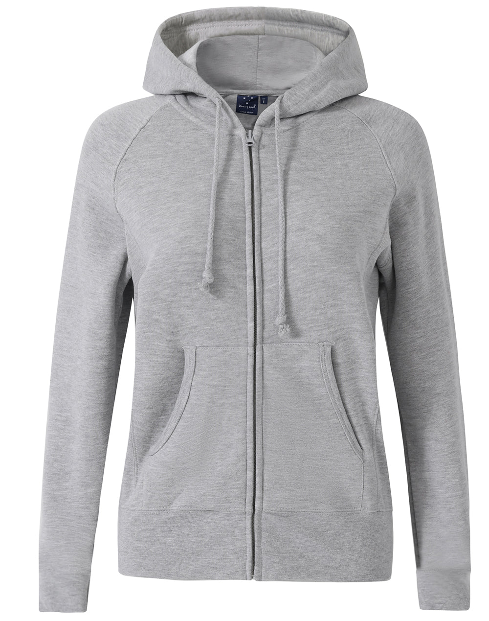Ladies' full-zip fleecy hoodie - 2 - Jumper