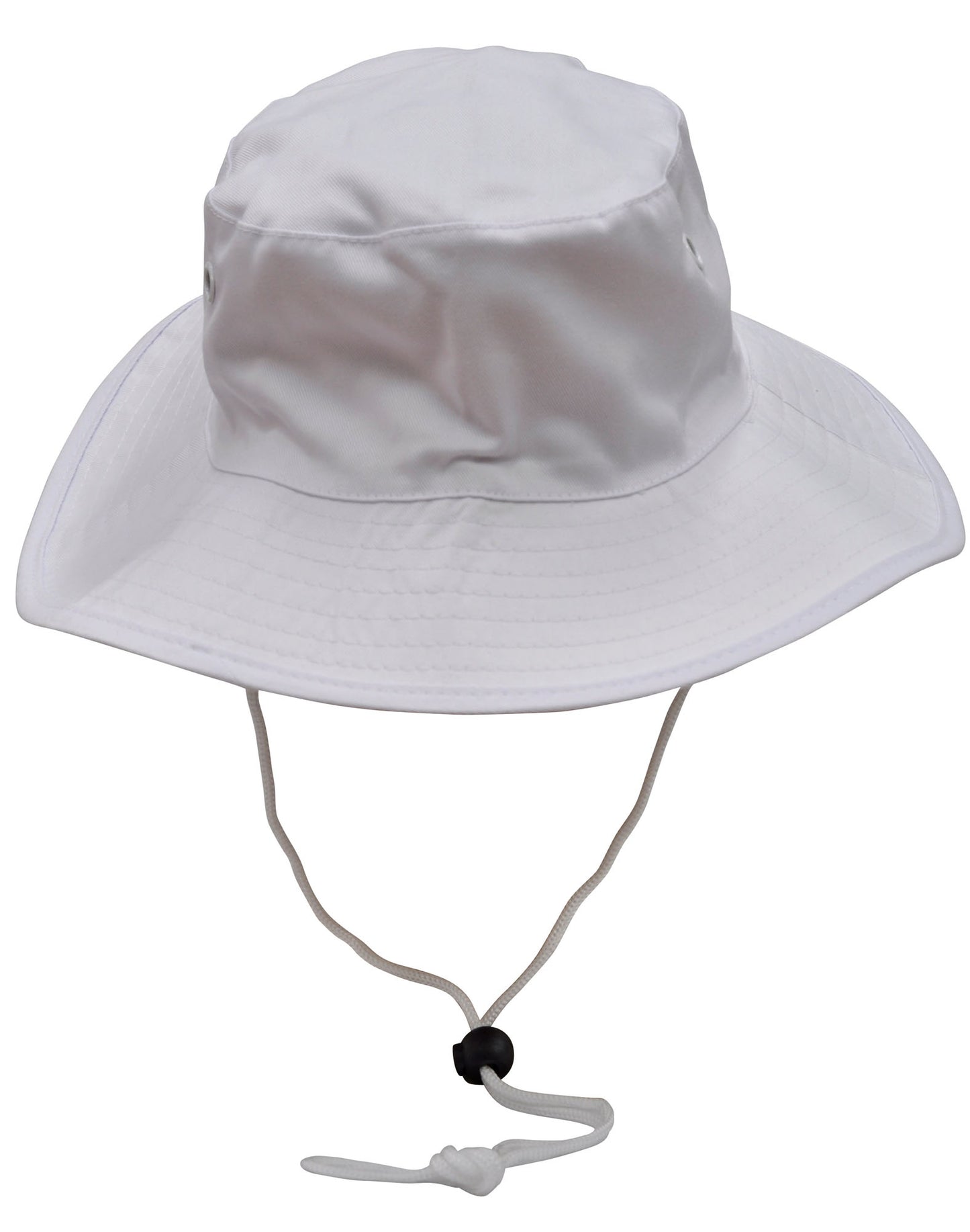 Surf hat with clip on chin strap