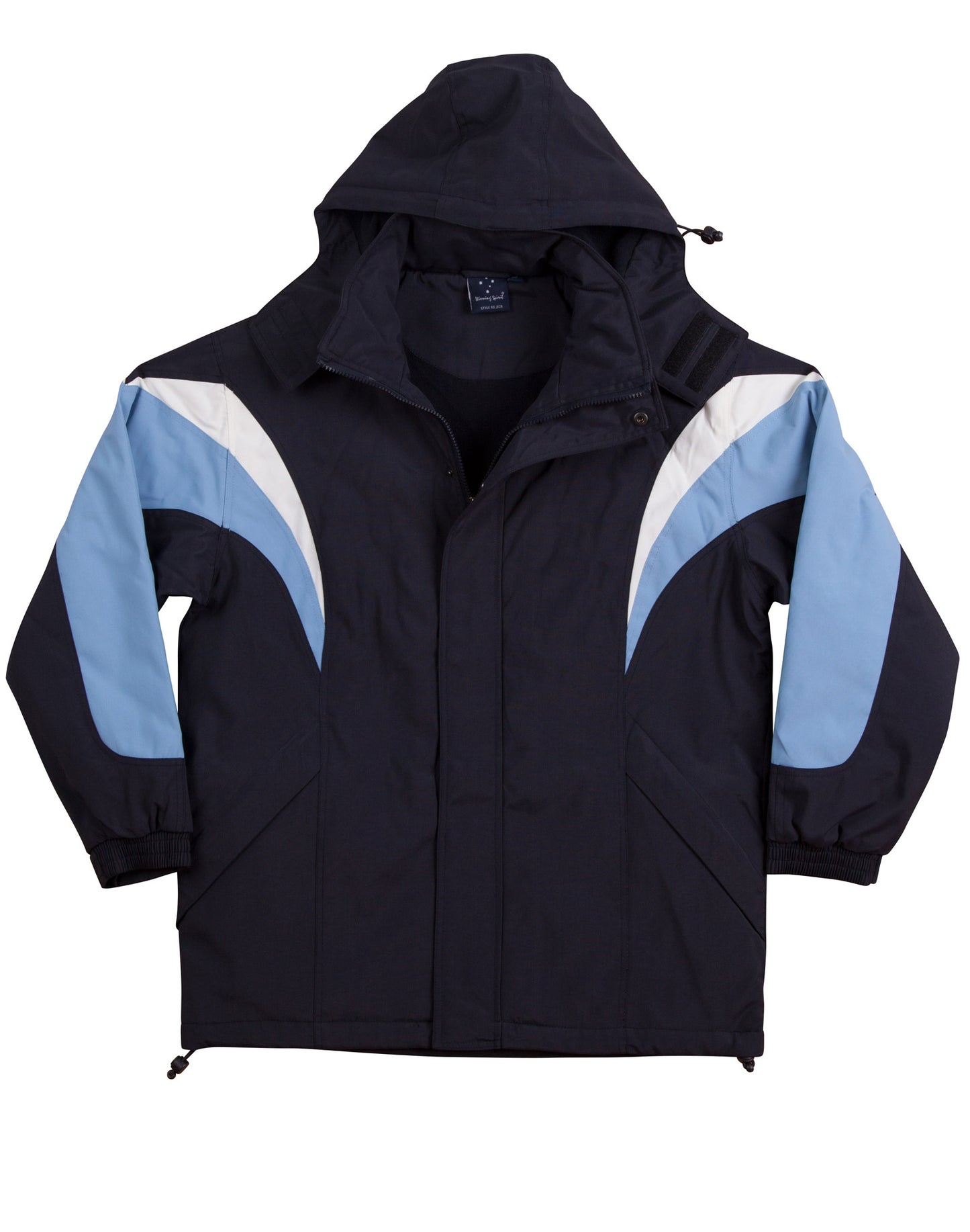bathurst tri-color jacket with hood