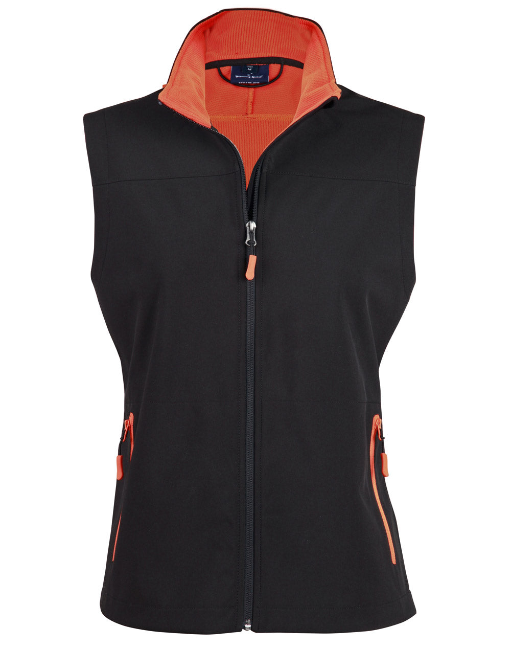 Ladies' Softshell Contrast Vest - 2 - Vest
