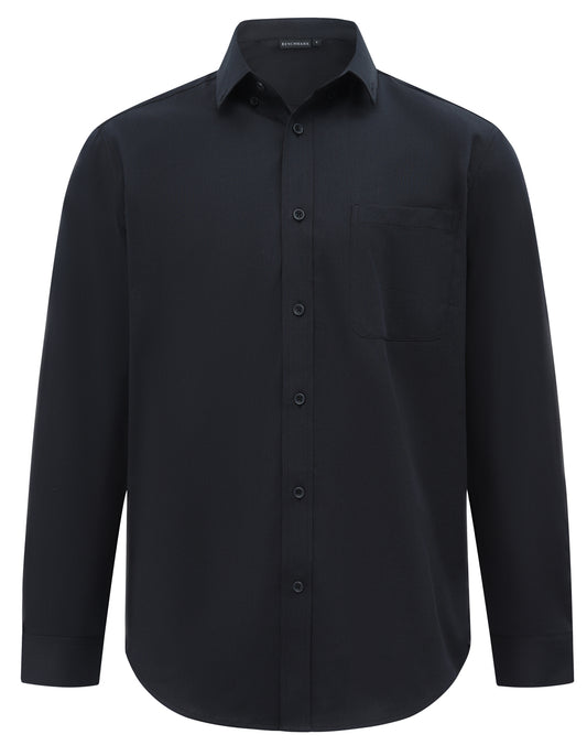 Men's Smart Casual Cotton Blend L/S Shirt