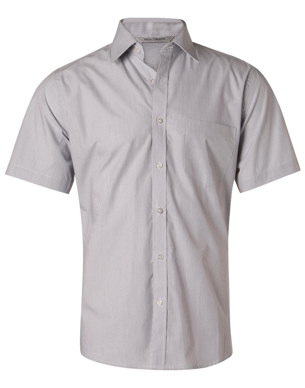 Men's Fine Stripe S/S Shirt - 2 - Shirt