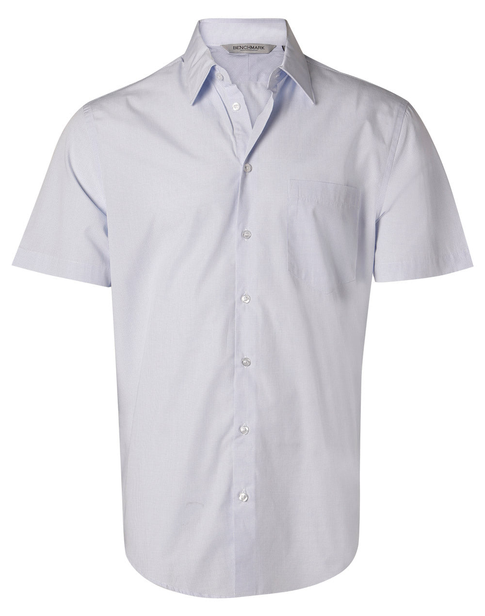 Men's Mini Check S/S Shirt - 2 - Shirt