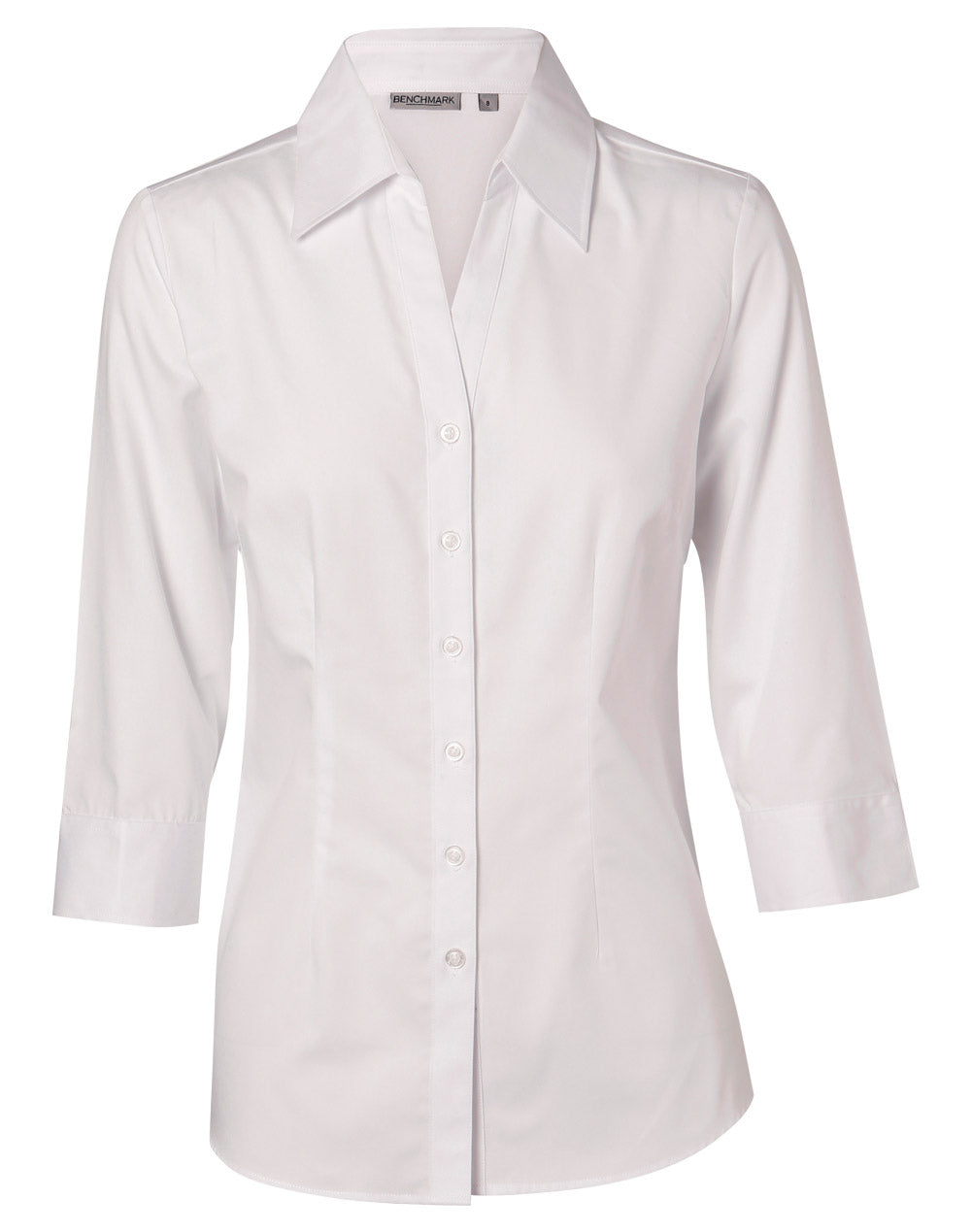 Women's CVC Oxford 3/4 Sleeve Shirt - 3 - Shirt