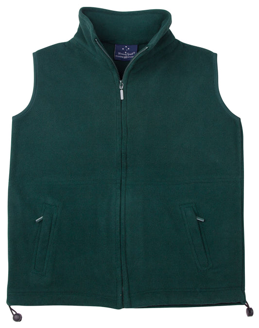 Unisex polar fleece vest