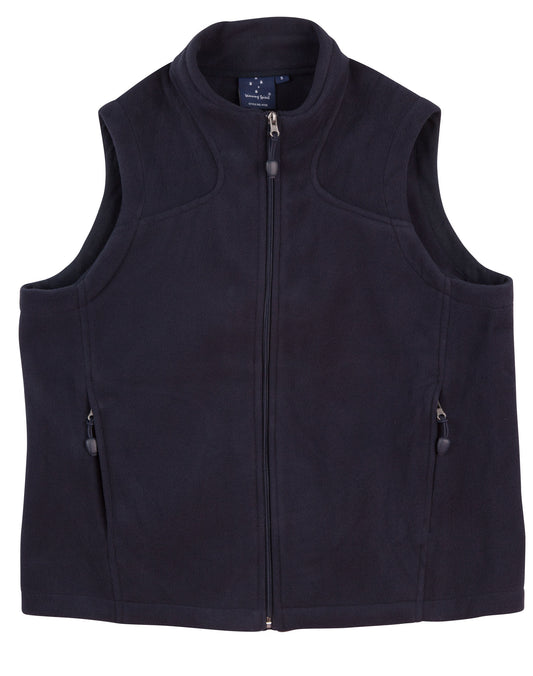 Kids' bonded polar fleece vest