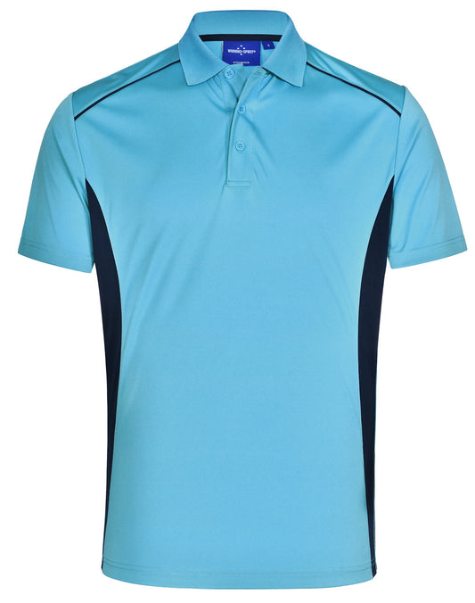 Men's Cooldry S/S Contrast Interlock Polo