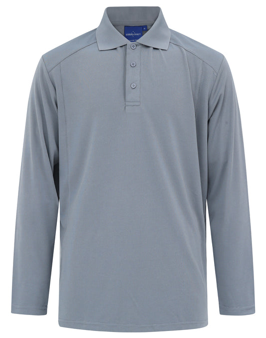 Men's Bamboo Charcoal L/S Polo